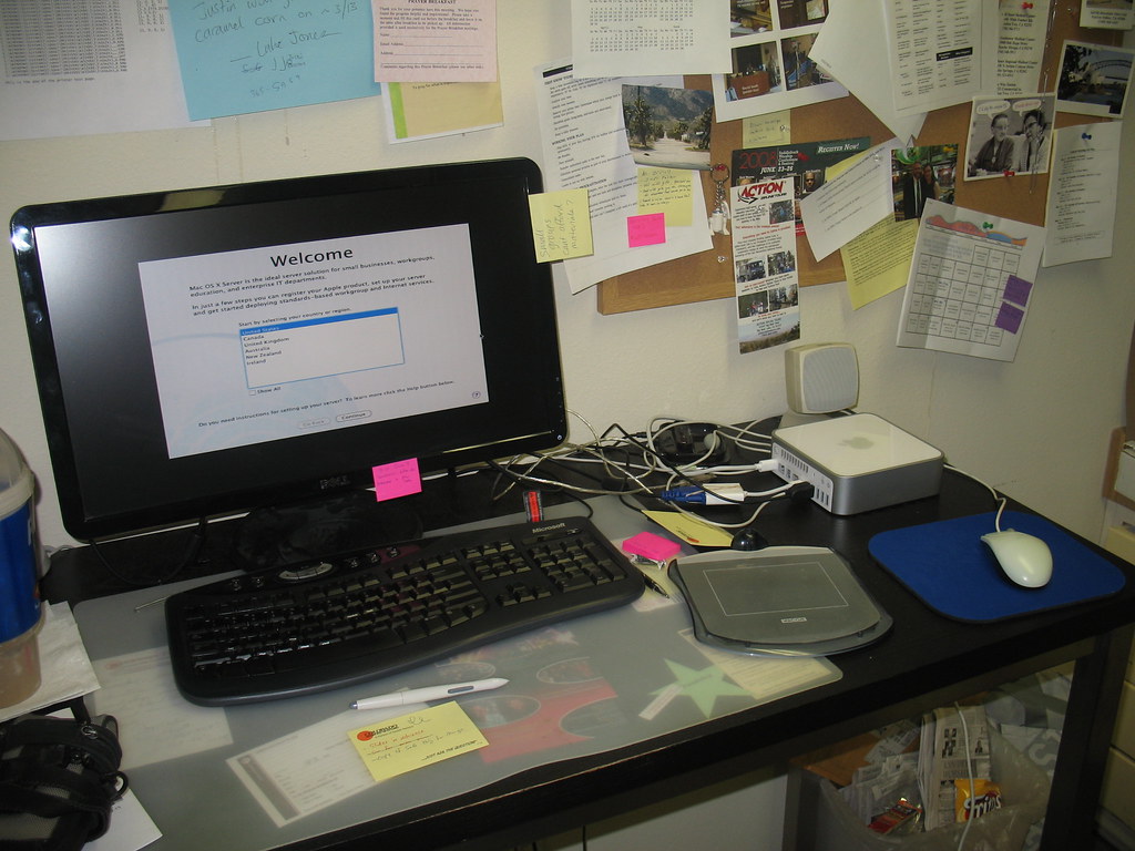 Small business office desk